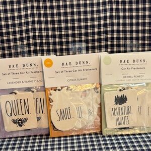 Rae Dunn Car Air Fresheners Trio, your choice of scent